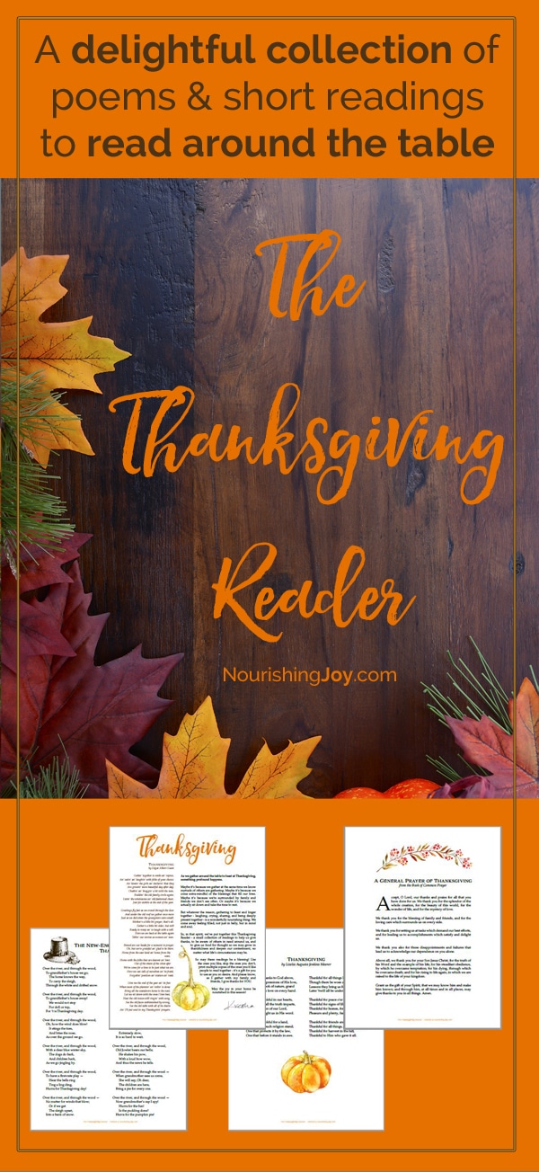 Free Thanksgiving Reader for Families