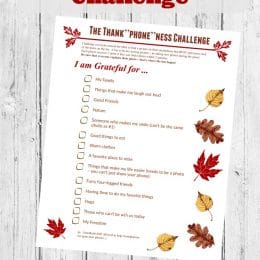 Free Thanksgiving Photo Gratitude Hunt