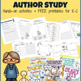 Free Doreen Cronin Author Study w/ Printables