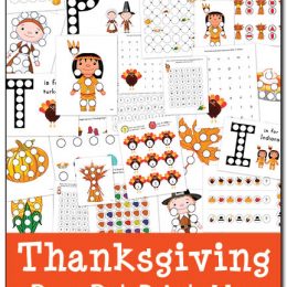 Free Thanksgiving Do-a-Dot Printable Pack