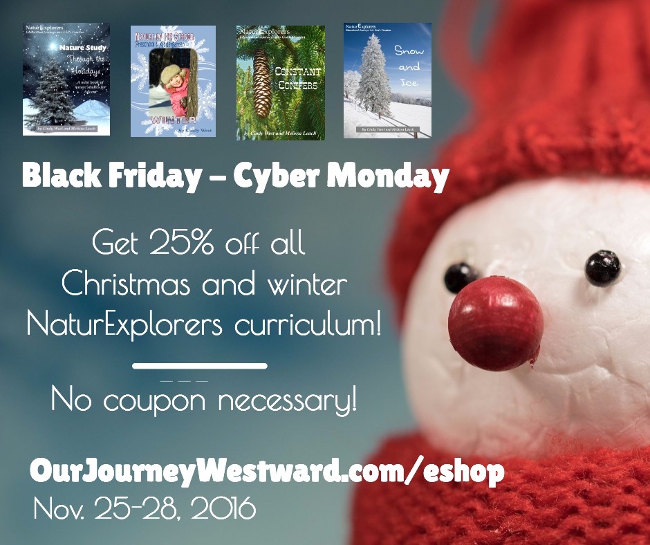 25% Off Christmas & Winter NaturExplorers Curriculum