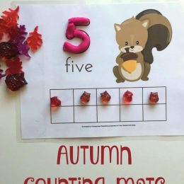 FREE FALL COUNTING MATS (Instant Download!)