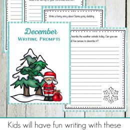 Free December Writing Prompts