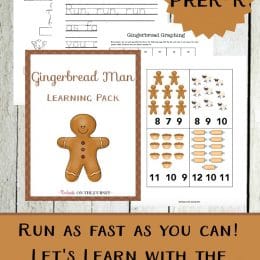 Free Gingerbread Unit Study & PreK-K Learning Pack (30 Pages!)