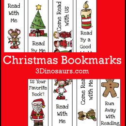 Free Christmas Bookmarks