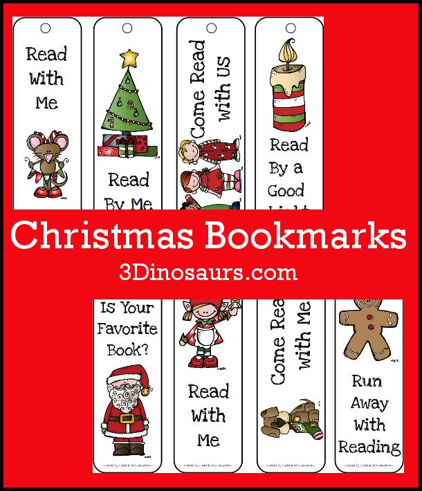 Free Christmas Bookmarks