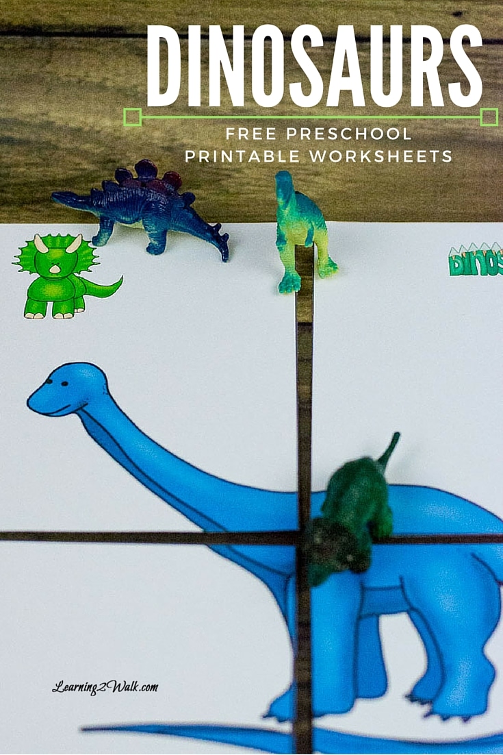 Free Dinosaur Worksheets for Preschoolers