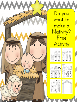Free Build a Nativity Printables