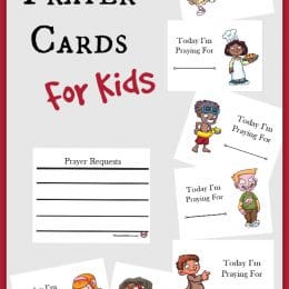 Free Prayer Cards for Kids