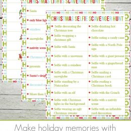 Free Christmas Scavenger Hunts