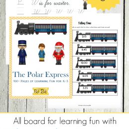 Free Polar Express Printables & Unit Study Ideas