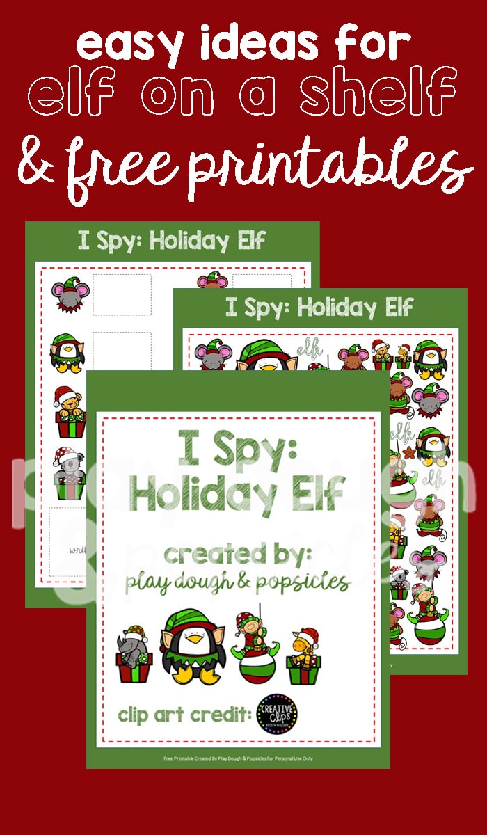 Free I Spy: Christmas Elves Game