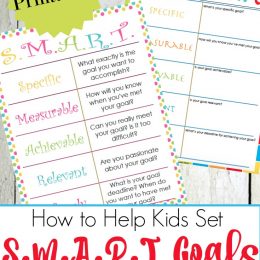 Free SMART Goal Printables for Kids