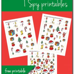 Free Christmas I Spy Printables