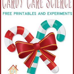 Free Candy Cane Science Experiment Printables