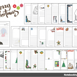 Free Christmas Notebooking Pages & Cards