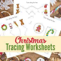 Free Christmas Tracing Sheets