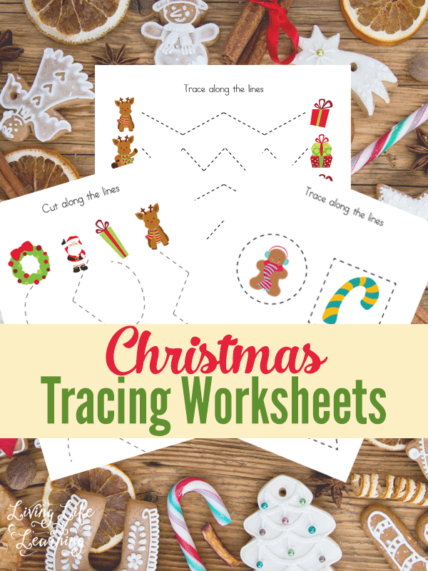 Free Christmas Tracing Sheets