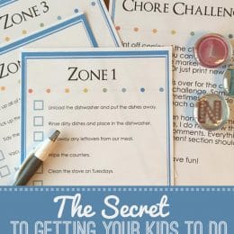 Free Chore Challenge Cards
