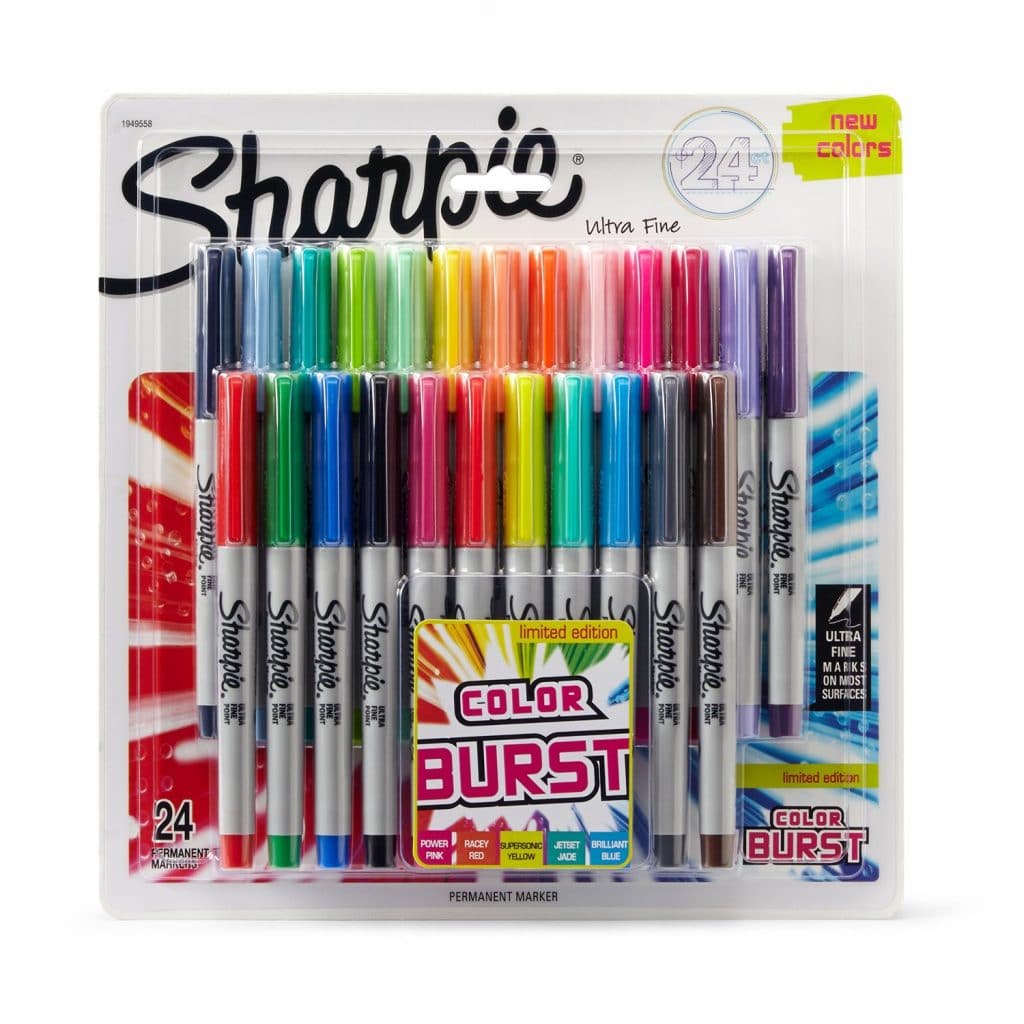 Sharpie Color Burst 24 Count Permanent Markers Only $10.99 - Today Only!