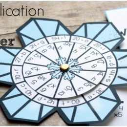 Free Multiplication Snowflake Code Breaker Printable