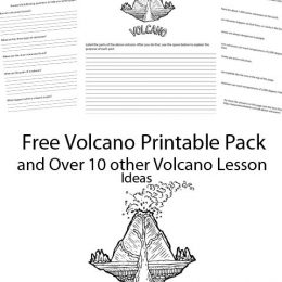 Free Volcano Printable Pack & Unit Study Resources