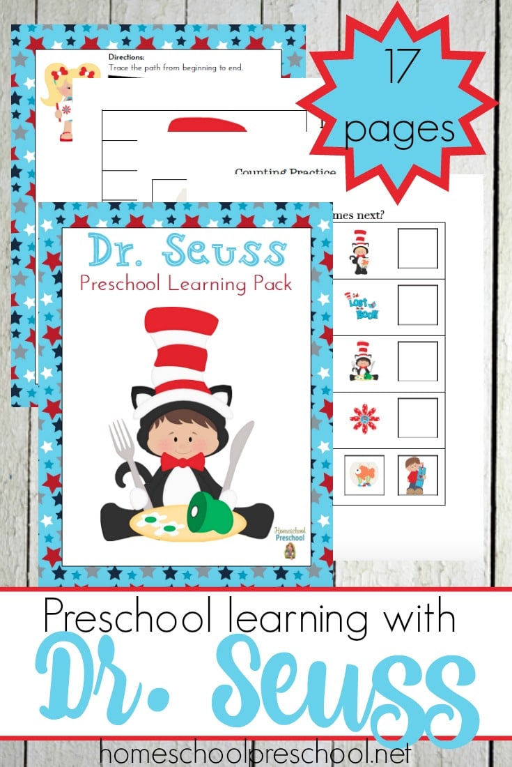 Free Dr. Seuss Preschool Printables