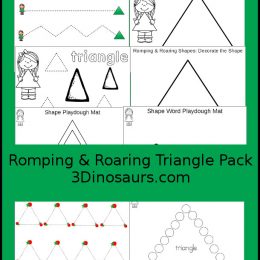 Free Romping & Roaring Triangle Pack