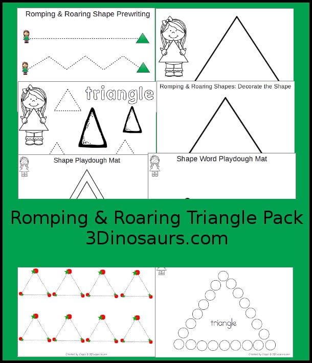 Free Romping & Roaring Triangle Pack