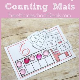 FREE VALENTINE'S DAY COUNTING MATS (Instant Download)