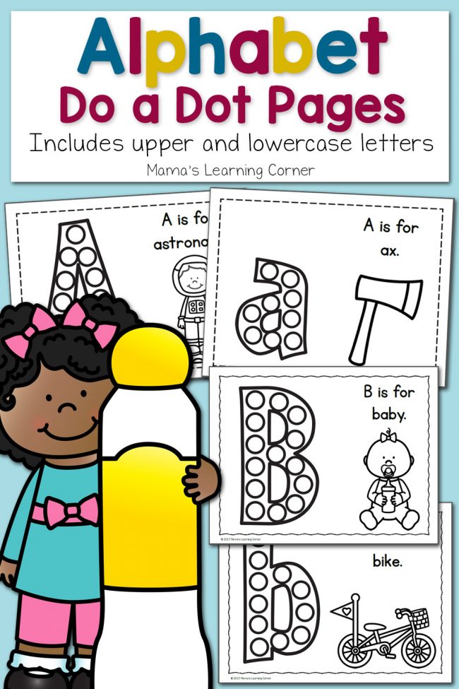 Free Alphabet Do A Dot Pages (Lower & Uppercase)