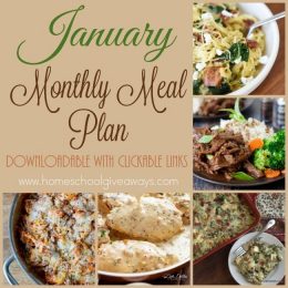 Free January Meal Plan