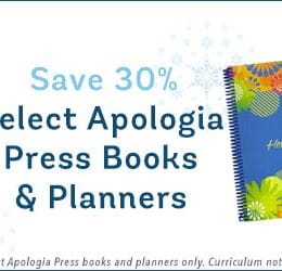 30% Off Apologia Curriculum, Planners, & Resources