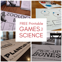 Free Printable Science Games