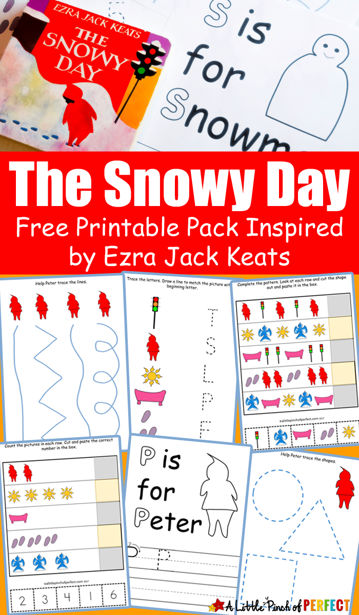 Free The Snowy Day Printable Pack