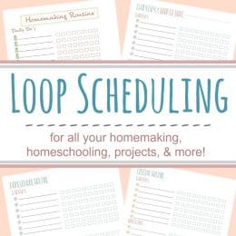 Free Loop Scheduling Printables