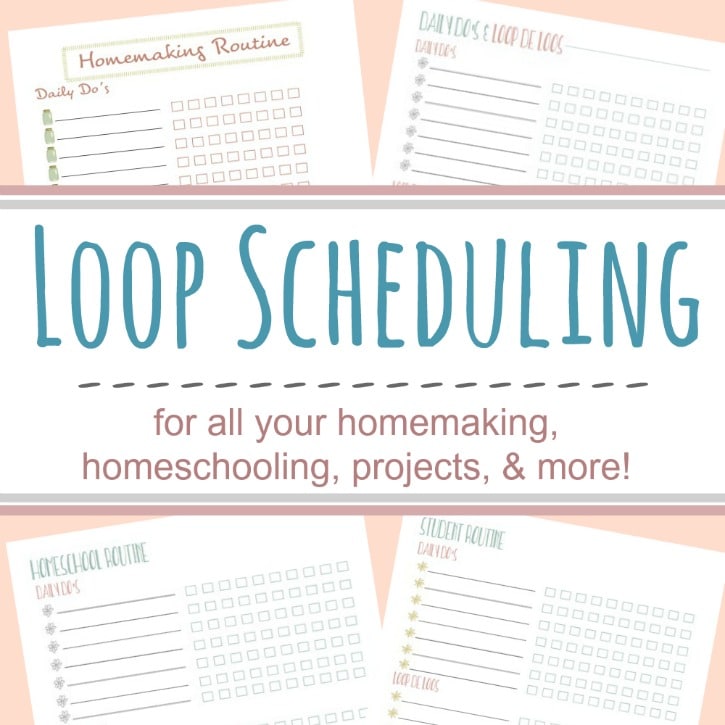 Free Loop Scheduling Printables