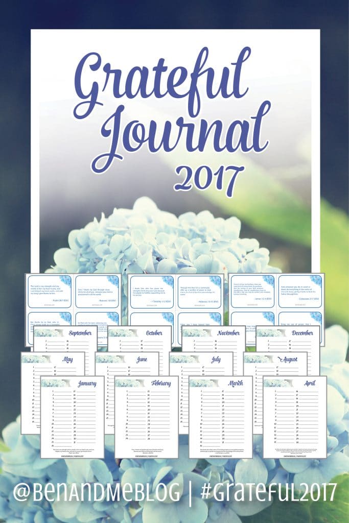 Free 2017 Grateful Journal