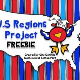 FREE U.S. Regions Project Freebie