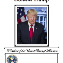 Free President Donald Trump Notebooking Pages