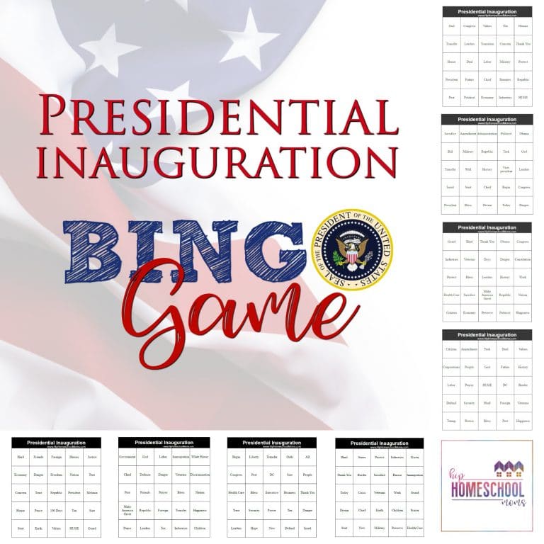 Free Presidential Inauguration Bingo Game