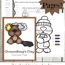 Free Groundhog Day Preschool Printables