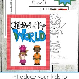 Free Children Around the World Writing Pack