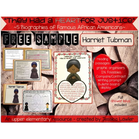 Free Harriet Tubman Mini-Unit Study