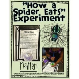 Free How a Spider Eats Experiment Printable