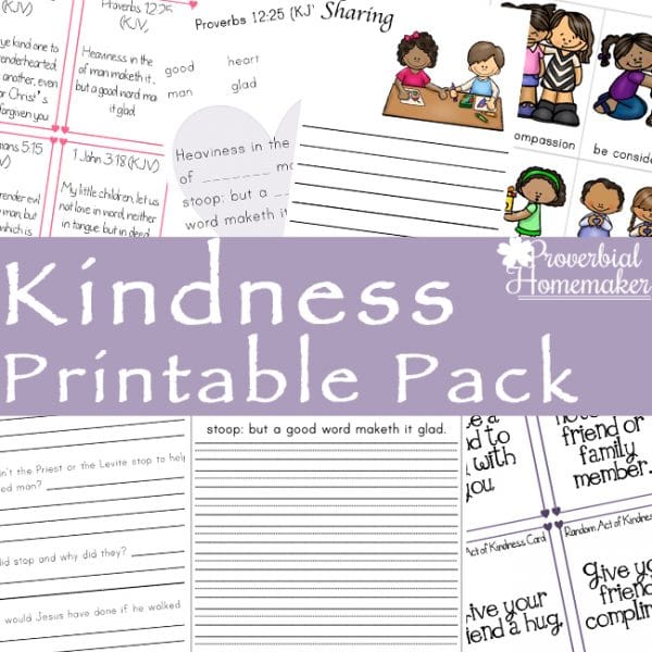 Free Kindness Printable Pack