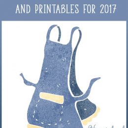 FREE Homemaking Planners and Printables for 2017