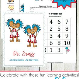 FREE Dr. Seuss Learning Pack for PreK-2 (68 Pages!)