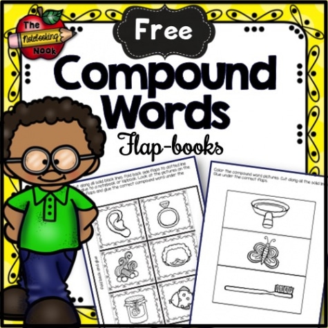 Free Compound Words Flap-books