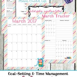 Free March Personal Planning Pages for Teens